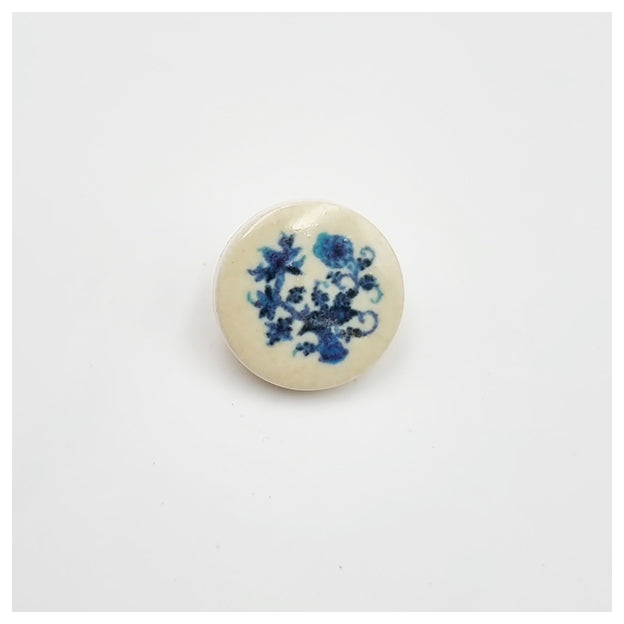 Polyesterknopf mit Malerei 13mm