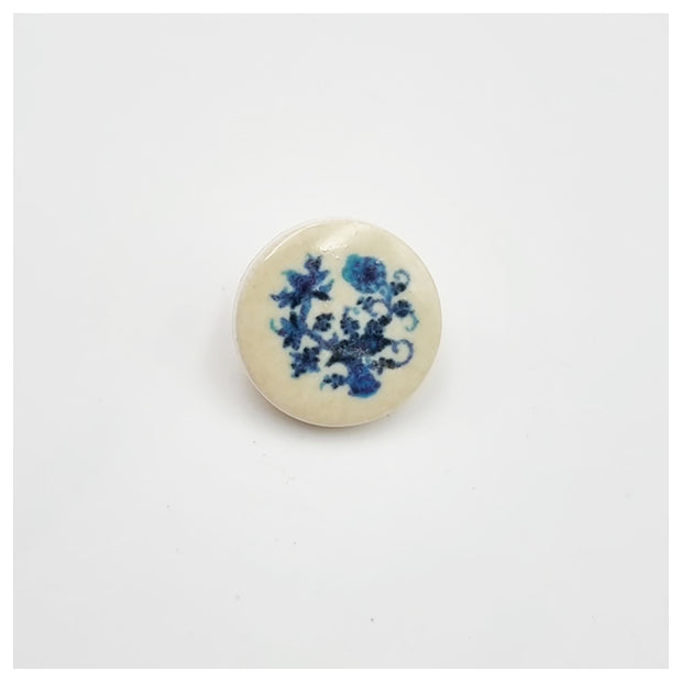 Polyesterknopf mit Malerei 13mm