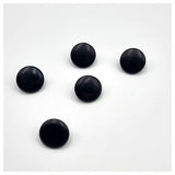 Polyesterknopf mit Öse schwarz in verschiedenen Größen