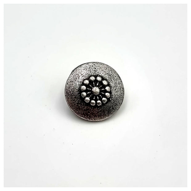 Metallknöpfe mit Blumenmotiv 15mm