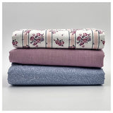 Trachten Stoffpaket rose und hellblau mit Schürze