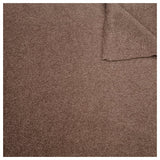 Baumwoll Fleece taupe melange