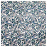 Baumwoll-Popelin Paisley blau