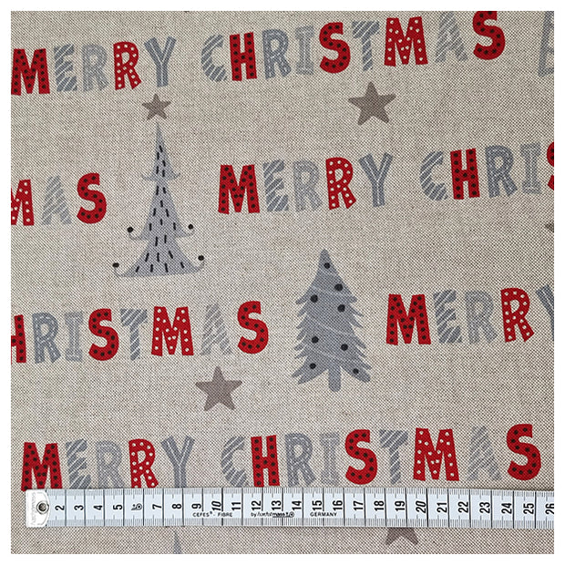 Canvas Merry Christmas beige