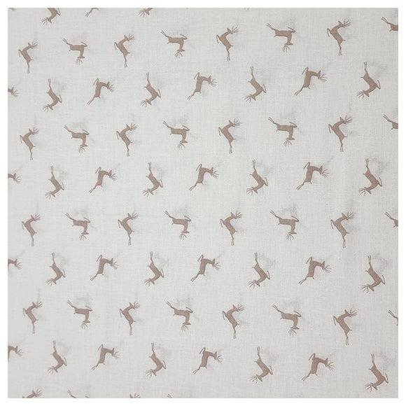 Baumwolle Hirsch creme