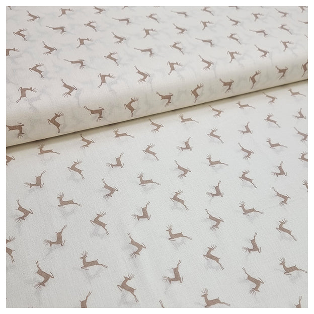 Baumwolle Hirsch creme