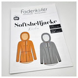 Papierschnittmuster Softshelljacke Kinder Größe 74-164