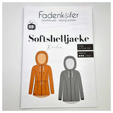 Papierschnittmuster Softshelljacke Kinder Größe 74-164