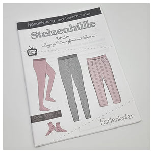 Papierschnittmuster Leggings Kinder Größe 50-176