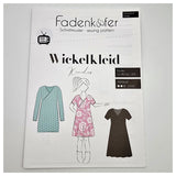 Papierschnittmuster Wickelkleid Kinder Größe 80-164