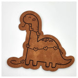 Label Lovely Dino aus Kunstleder