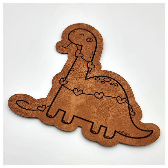 Label Lovely Dino aus Kunstleder