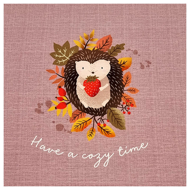 Jersey Panel Igel altrosa