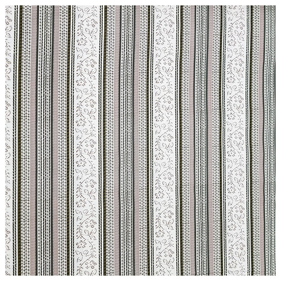 Baumwollsatin bedruckt beige und grün