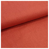 Leinen uni terracotta
