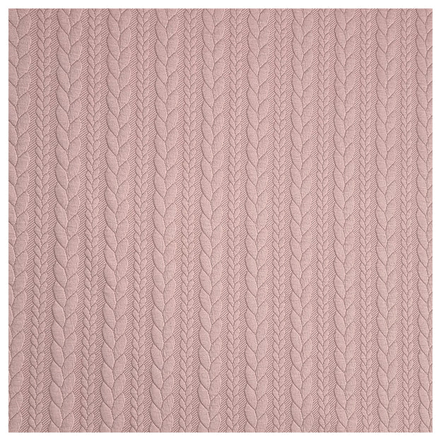 Zopf Jacquard/ Jersey rosa