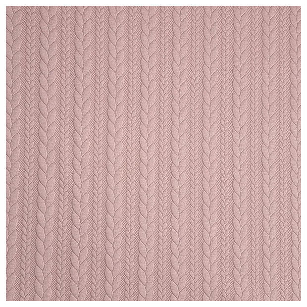 Zopf Jacquard/ Jersey rosa