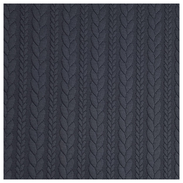 Zopf Jacquard/ Jersey navy