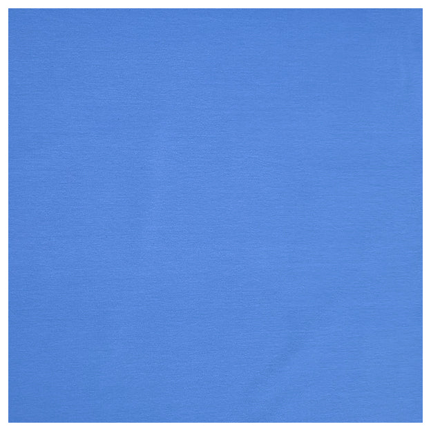 French Terry uni blau