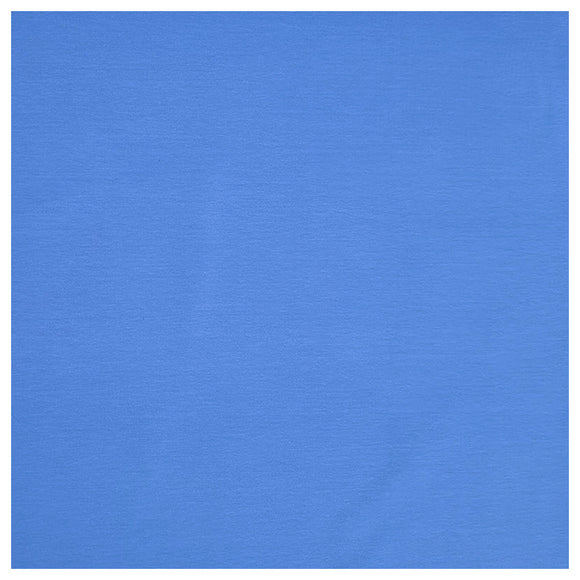 French Terry uni blau