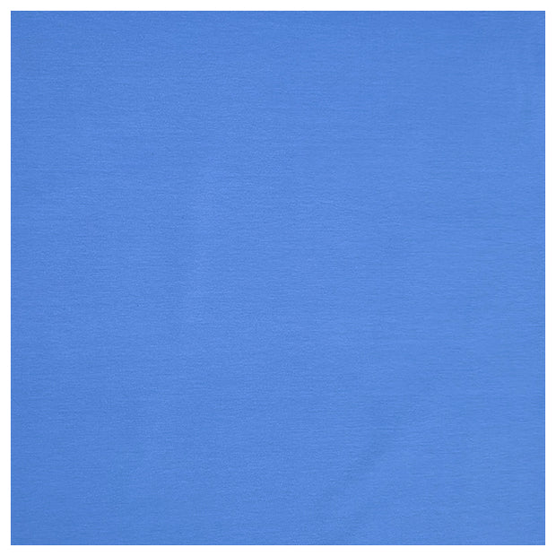 French Terry uni blau