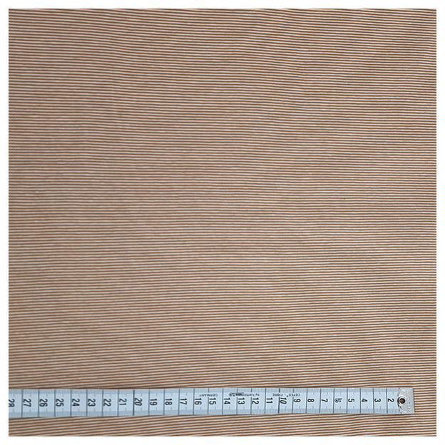 Jersey Streifen schmal ocker