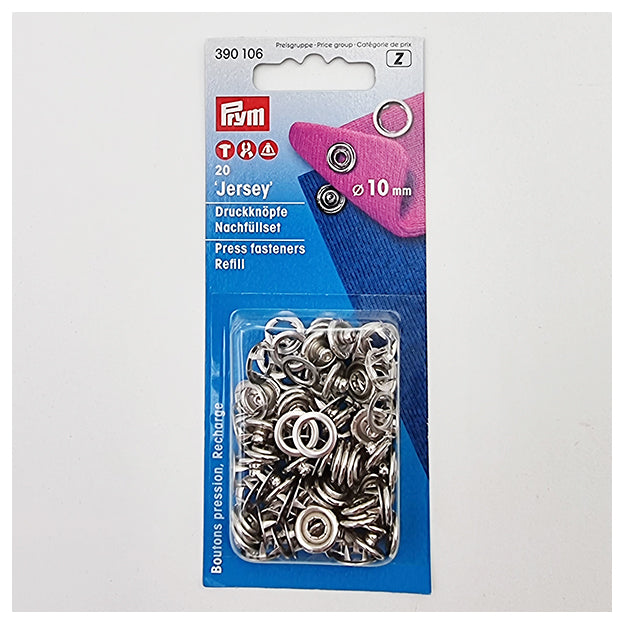 Druckknöpfe Nachfüllset 10mm 'Jersey' von Prym