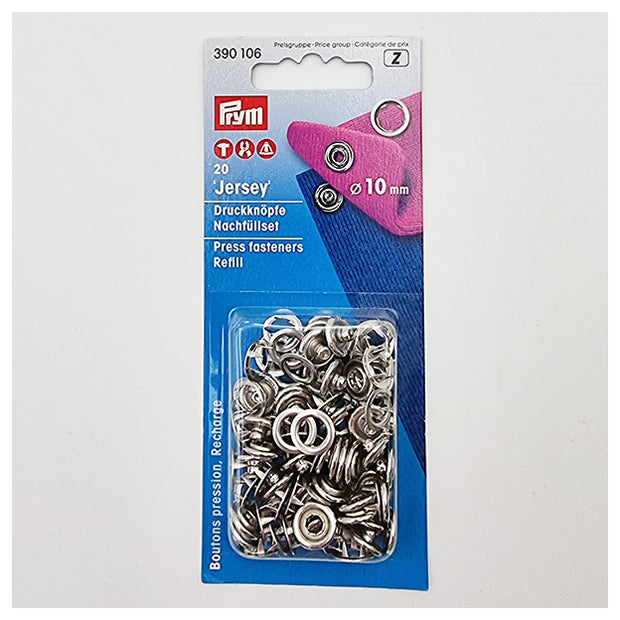 Druckknöpfe Nachfüllset 10mm 'Jersey' von Prym