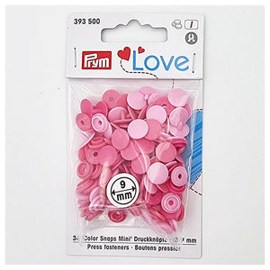 Druckknöpfe rosa von Prym LOVE