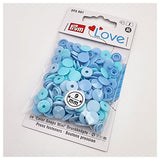 Druckknöpfe hellblau von Prym LOVE