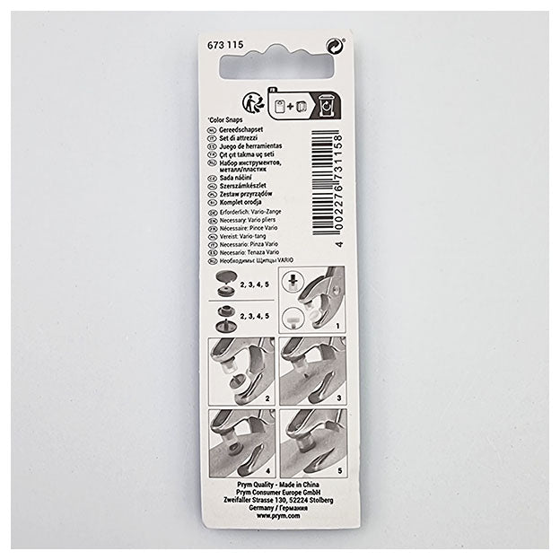 Werkzeug Set Color Snap 12,4mm von Prym