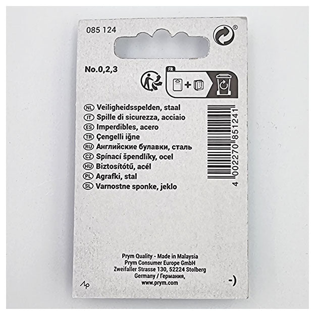 Sicherheitsnadeln Stahl 27/38/50mm von Prym