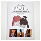 Papierschnittmuster Girly Sweater Damen 34-50