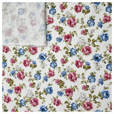 Canvas Rosen rosa und blau