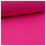 Stoffbox Jersey  Blumenmuster und Waffeljersey mit Bündchen fuchsia