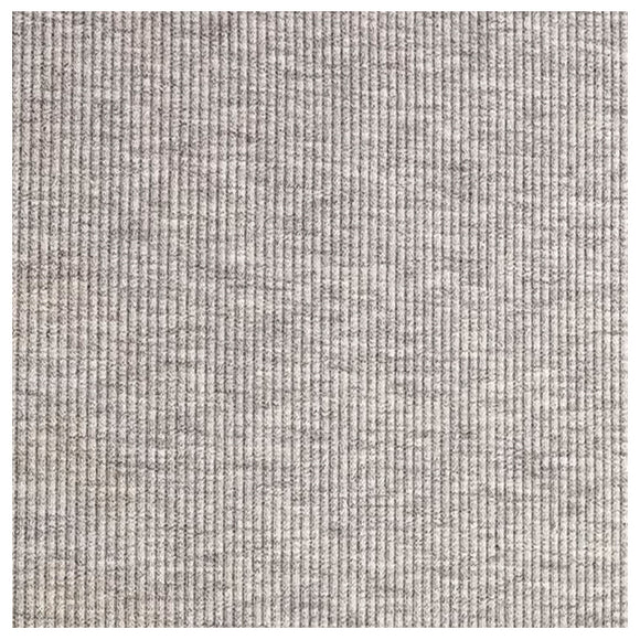 Rippjersey beige meliert