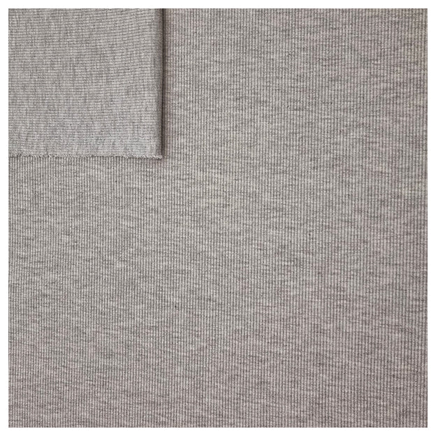 Rippjersey beige meliert