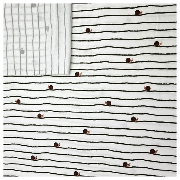 Jersey Schnecken wollweiß