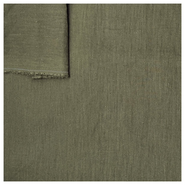 Leinen uni olive