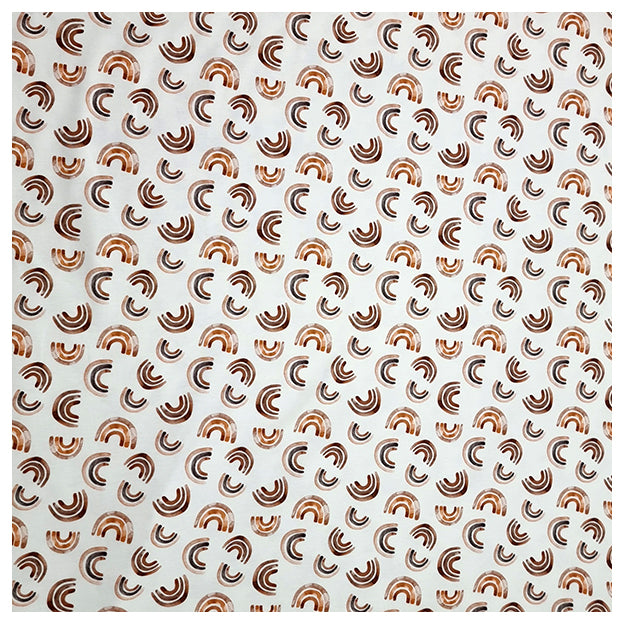 Jersey Digital Regenbogen braun und grau