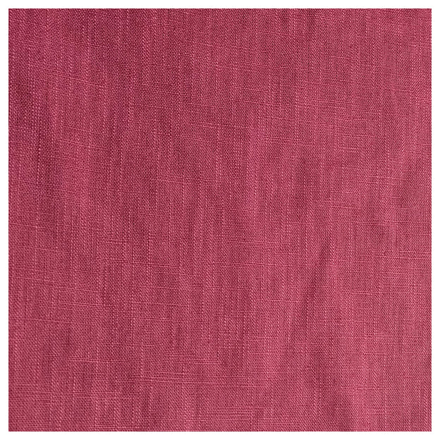 Leinen uni Henna rot