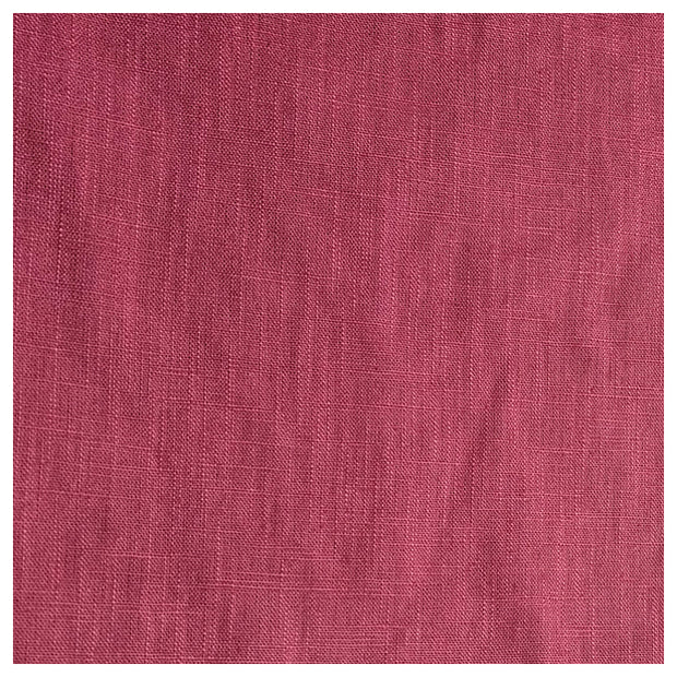 Leinen uni Henna rot