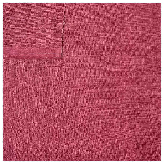 Leinen uni Henna rot