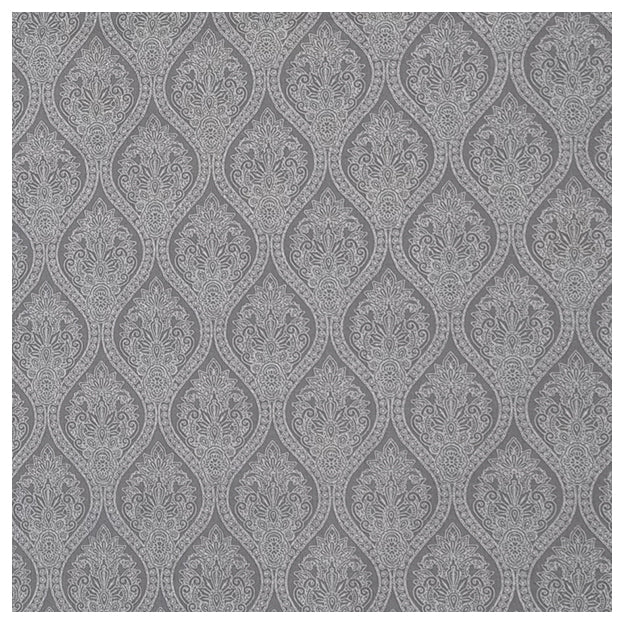 Baumwolle Ornamente Halbdruck pflaume und weiß