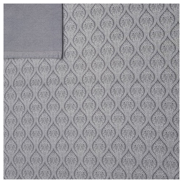 Baumwolle Ornamente Halbdruck pflaume und weiß