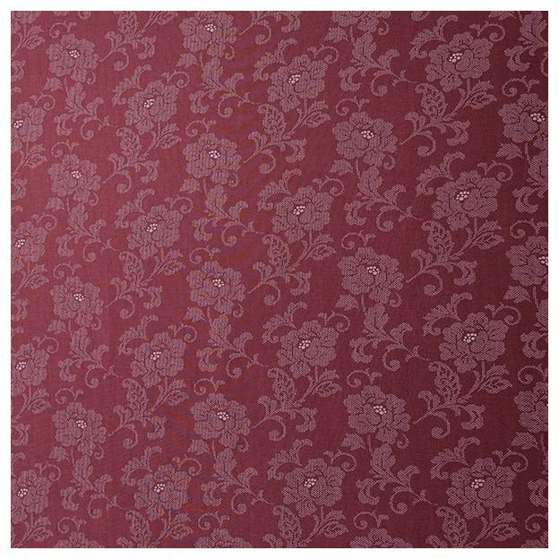 Baumwolle Blumen Halbdruck Rosenholz und weiß