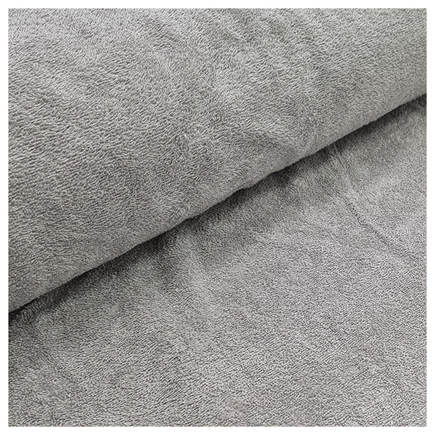 Frottee uni hellgrau