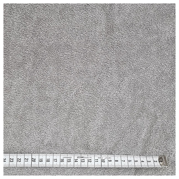 Frottee uni hellgrau