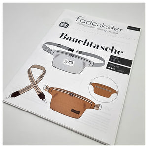 Papierschnittmuster Bauchtasche in verschiedenen Größen