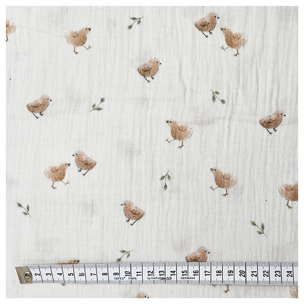 Musselin Kücken wollweiß